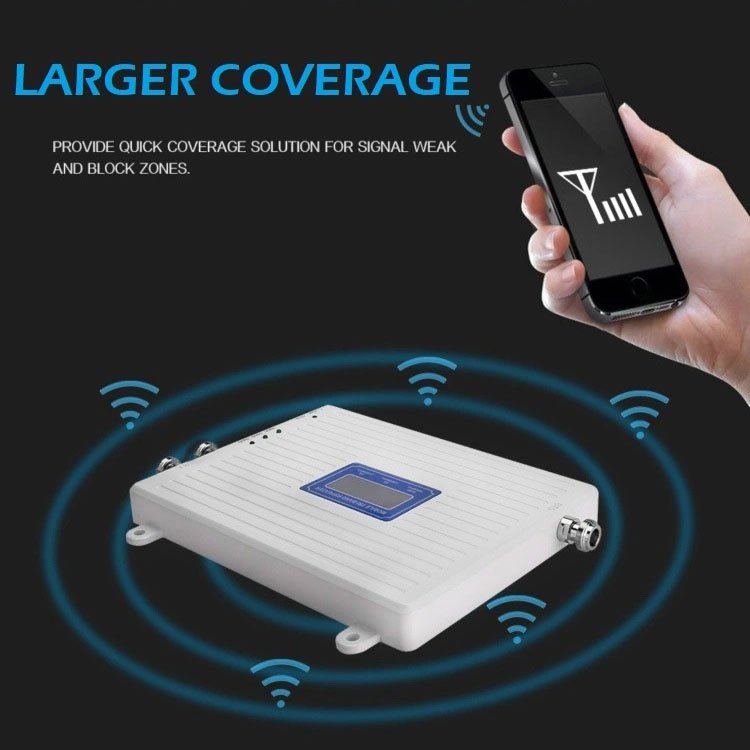 Tri band signal booster repeater 900 1800 2100 mhz mobile network booster gsm 3g 4g 5g GSM signal booster